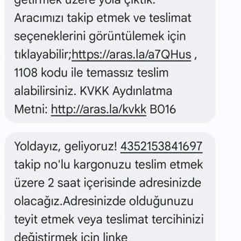 İzmir Dikili Aras Kargo Şubesi Kargomu Getirmiyor.