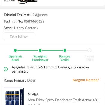 Kargom Sende Olmasın Başka Bir Şey İstemiyorum