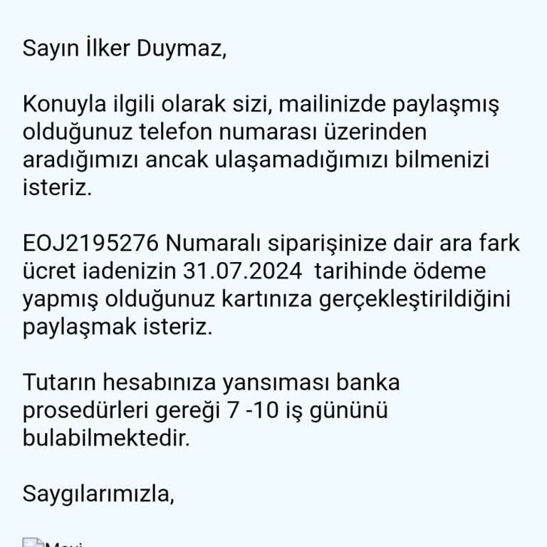 Mavi Müşteri İlişkileri