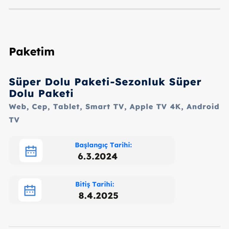 TOD Tv Tod Üyelik Bitiş Tarihi Ve Başlangıç Tarihi