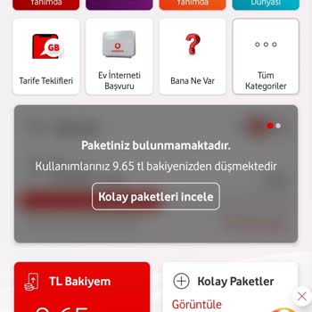 Vodafone Kredi Kartımdan 2 Defa Çekim Yaptı Ve Kolay Paketi Yüklemedi