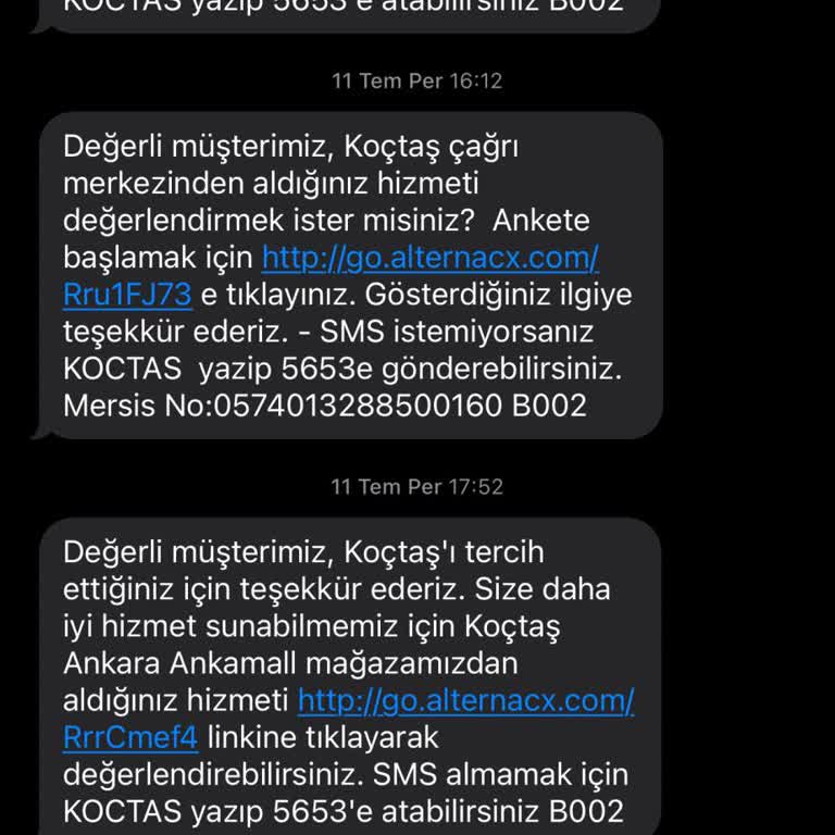 Koçtaş Ankamall Mağazasında Yaşanan Teslimat Sorunu