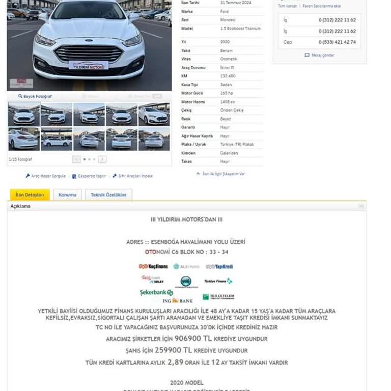 Ankara Otonomi Yıldırım Motors İnsanları Yanıltıyor, Mağdur Ediyor