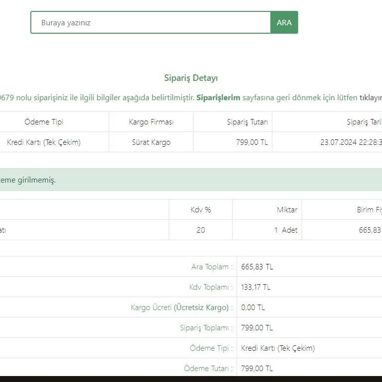 Kalitek Damla Sulama Sistemleri Siparişim Hakkında Bilgi Alamıyorum: İletişim Sorunu