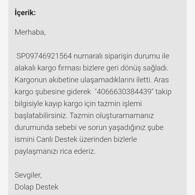 Aras Kargo Teslim Etmediği Kargoyu Teslim Ettim Diyor