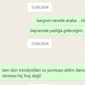 Kalitek Damla Sulama Sistemleri, Aldığım Ürünü 55 Günde Kargolamadı.