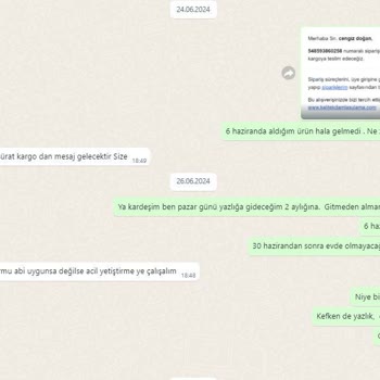 Kalitek Damla Sulama Sistemleri, Aldığım Ürünü 55 Günde Kargolamadı.