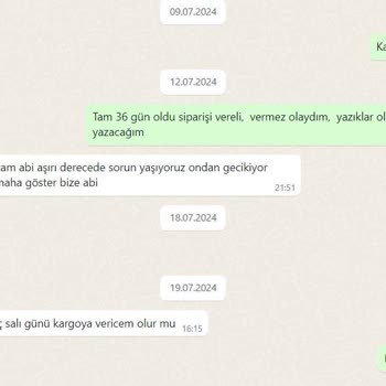 Kalitek Damla Sulama Sistemleri, Aldığım Ürünü 55 Günde Kargolamadı.