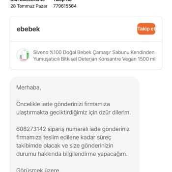 Hepsiburada- İade Edilen Ürünün Geri Yatırılmayan Bedeli
