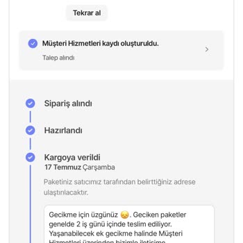 Hepsiburada- İade Edilen Ürünün Geri Yatırılmayan Bedeli