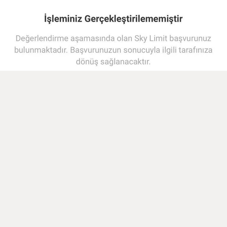 VakıfBank Sky Limit Başvurusu