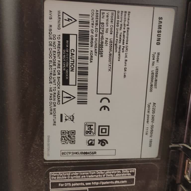 Samsung 55'' Televizyon Yedek Parça Sorunu