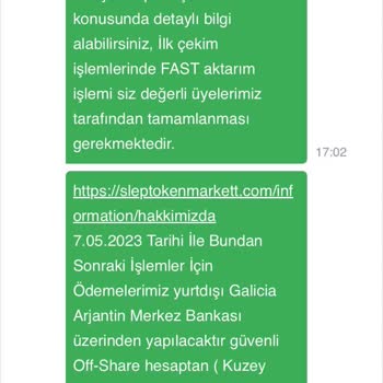 Sleptokenmarket Ödeme Yapılmayan Coin İşlemi: Mağduriyetim Giderilsin
