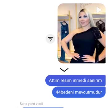 Tonya Butik İlgilenmiyor Değişim Var Dedi Cevap Vermiyor Şimdi De