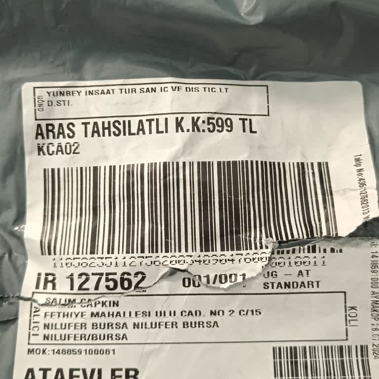 Aras Kargo Yanlış Ve Hatalı Ürün Getiren Kargo Firması. Gönderici Bilgileri Saklı