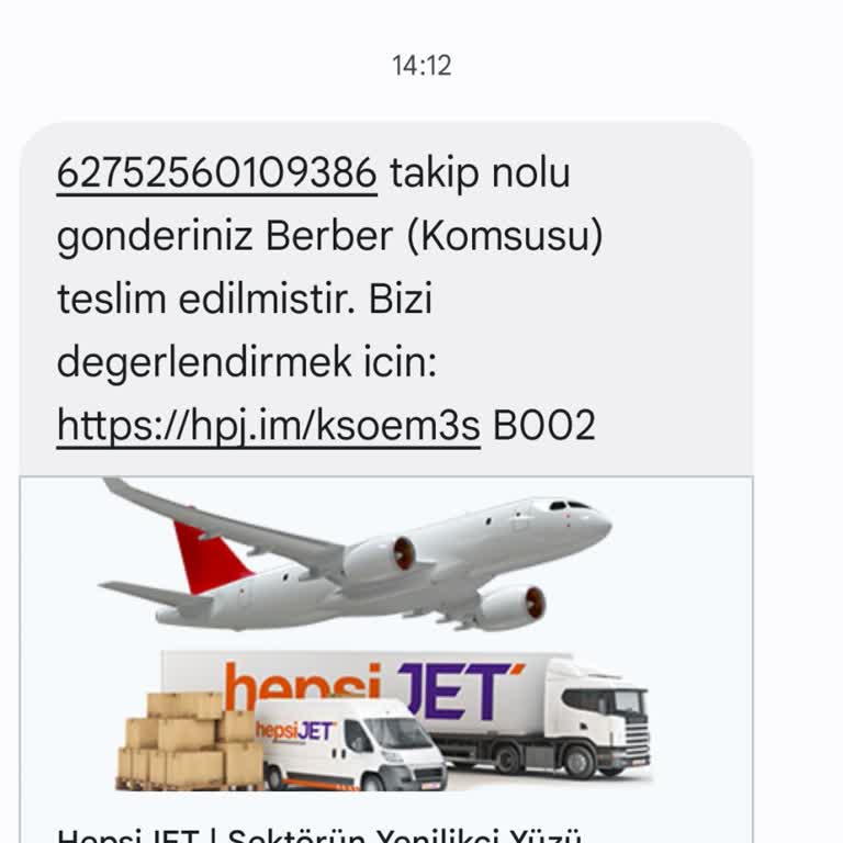 Hepsijet Kargo Şirketi Teslimatı