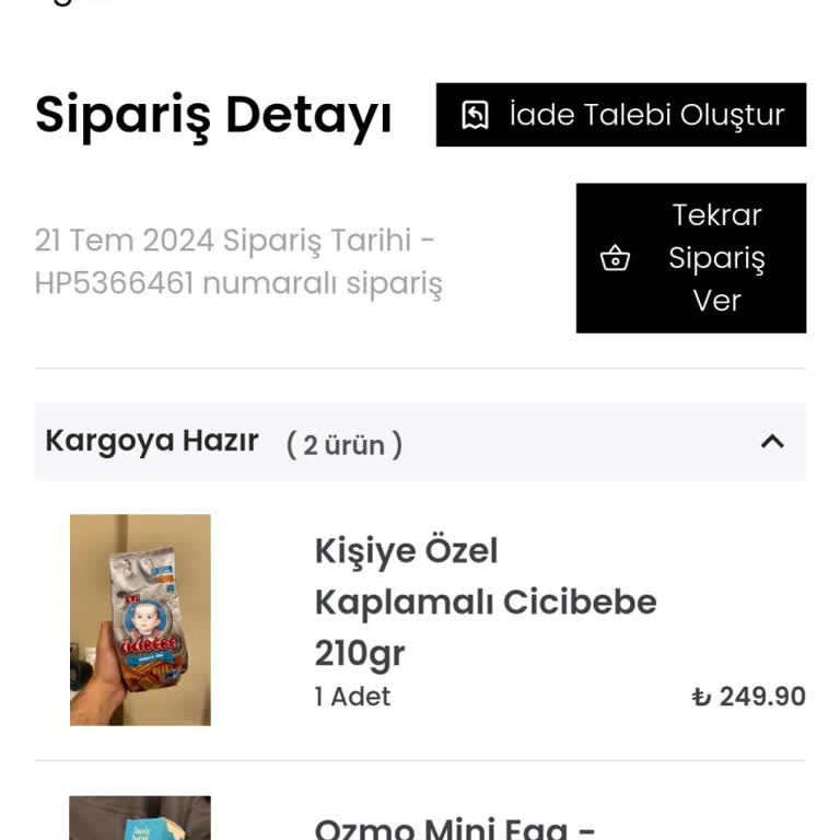 Hopena Shop Sipariş Gecikmesi