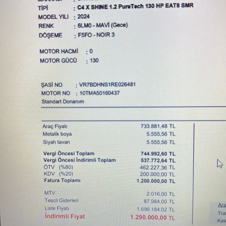 Citroen C4x/ Kızıltepe Mardin