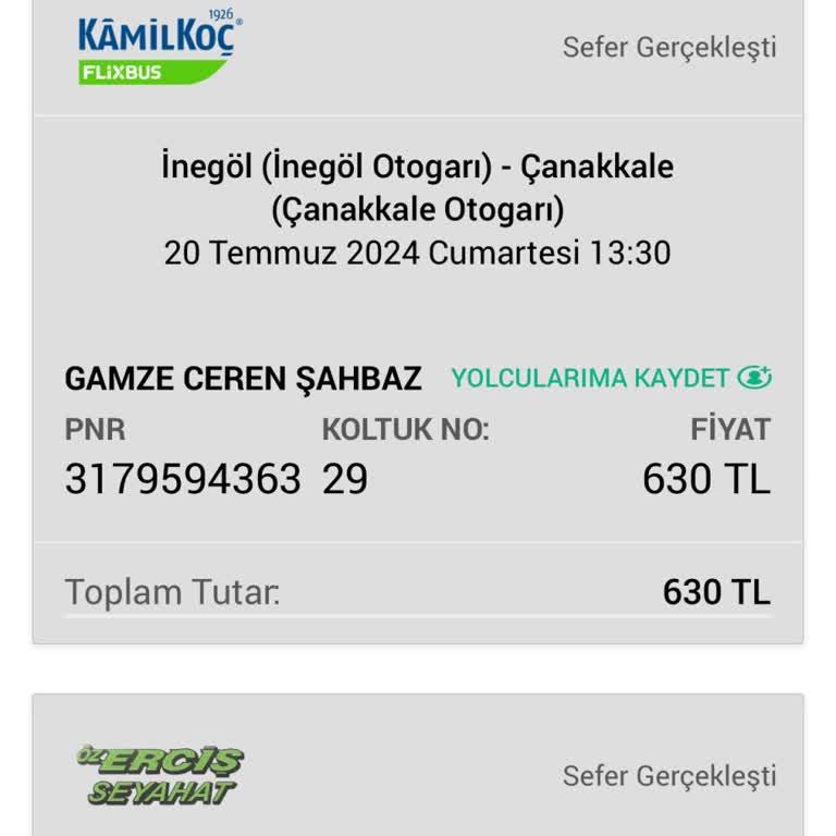 Obilet.com Ve Kamil Koç Firmasının İlgisizliği Pişmanlık