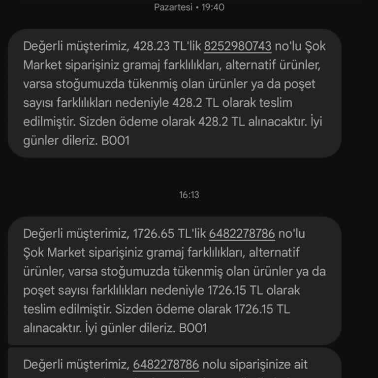 Şok Marketler Sipariş Teslimat Sorunları!