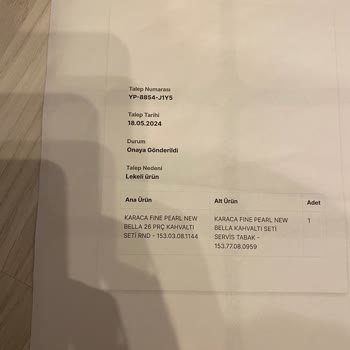 Karaca Züccaciye Deppo Antalya Karaca Mağazası Müşteri Mağduriyeti
