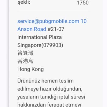 PUBG (Pubgmobile.com) Abonelik Sorunu Yaşadım