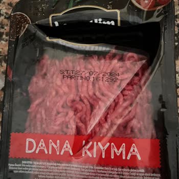 Lezzetlim Şok Online Tarihi Geçmiş Ürün Satmaktadır (Bozuk Kıyma Siparişi)