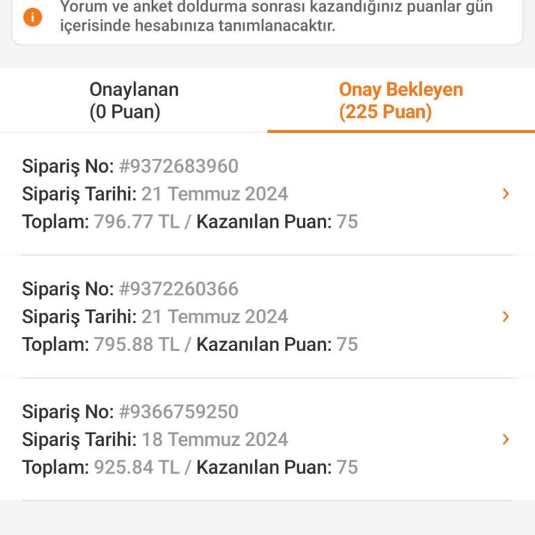Trendyol Puan Tanımlanma Sorunu