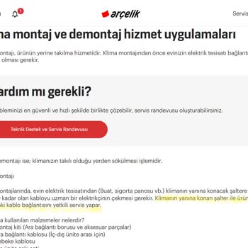 Arçelik Müşteri Hizmetleri Ve Antmer Yetkili Servisi Mağduriyeti