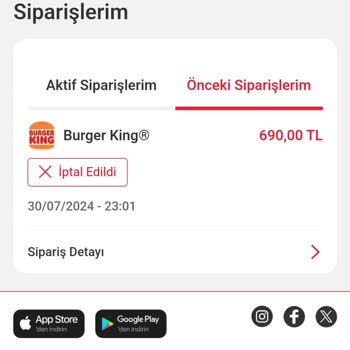 King Sipariş İptali Para İadesi