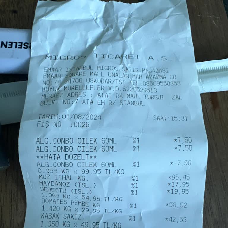 Migros Emaar AVM Deki Erimiş Dondurma