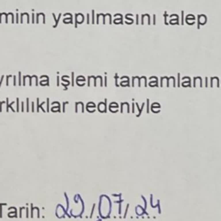 Türkiye Hayat Emeklilik Bireysel Emeklilik Ayrılma Talebi