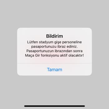 Passolig Stadyum Pasaport İbrazı