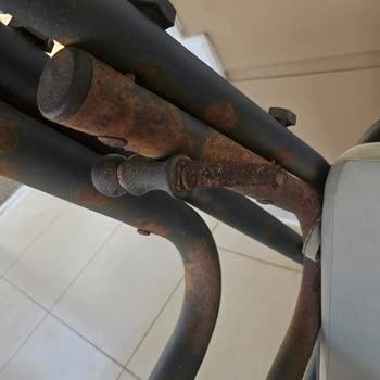 Erinöz Bahçe Mobilyaları Erinöz Salıncak Paslanmaz Fırın Boya Diye Satılan Ürün Pas İçinde