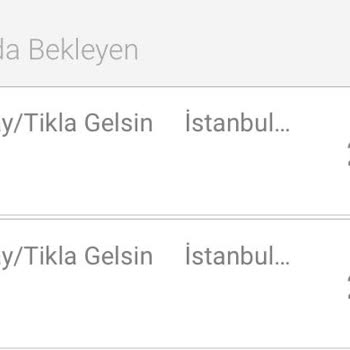 Tıkla Gelsin Parayı Çekti Ama Sipariş Oluşmadı