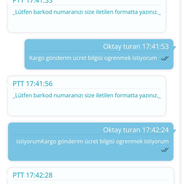 PTT Kargo PTT Müşteri Hizmetleri Ve Sistem