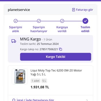 N11 Motor Yağı Siparişi Sonrası Yaşadığım Mağduriyet