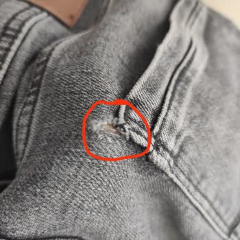 Colin's Erkek Kot Pantolon Arka Cep Üstünden Açıldı