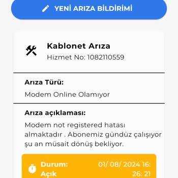 Kablo Net İnternet Hizmeti Ve Müşteri Desteğinde Yaşanan Sorunlar