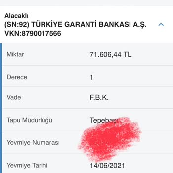 Garanti Bankası Eskişehir 2 Eylül SB Tapu Rehin Kaldırma İşlemi
