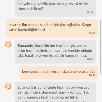Trendyol Ürün Kaybolan Ürün İademi Sağlamıyor.