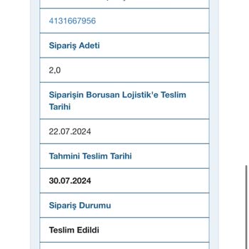 Arçelik-Arçelik Yetkili Servis-Borusan Lojistik Mağduriyeti