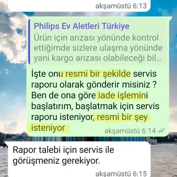 PHILIPS Ev Aletleri Philips Türkiye Müşterinin Mağduriyetini Gidermemeye Çabasındadır. Müşteri