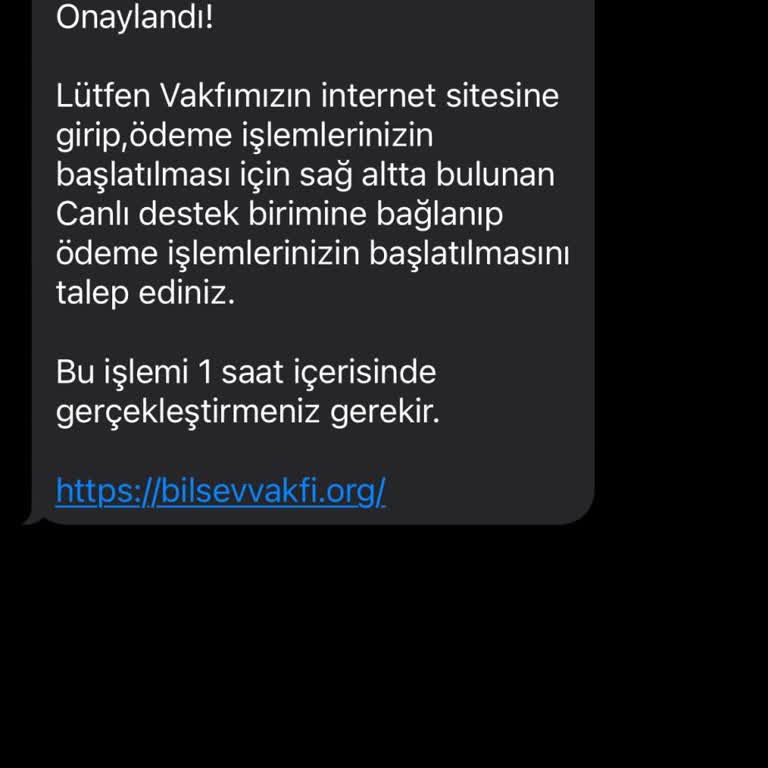 Bilsev Vakfı (Burs Başvuru) Vakıf Burs Başvurusu Hakkında Şikayet
