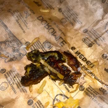 Dürümle Kömür Olmuş Tavuk Şiş