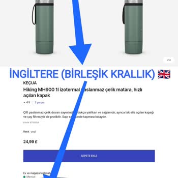 Decathlon Türkiye Vatandaşına 2. Sınıf Muamelesi Quechua Termos Garanti