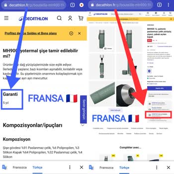Decathlon Türkiye Vatandaşına 2. Sınıf Muamelesi Quechua Termos Garanti