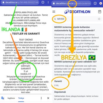 Decathlon Türkiye Vatandaşına 2. Sınıf Muamelesi Quechua Termos Garanti