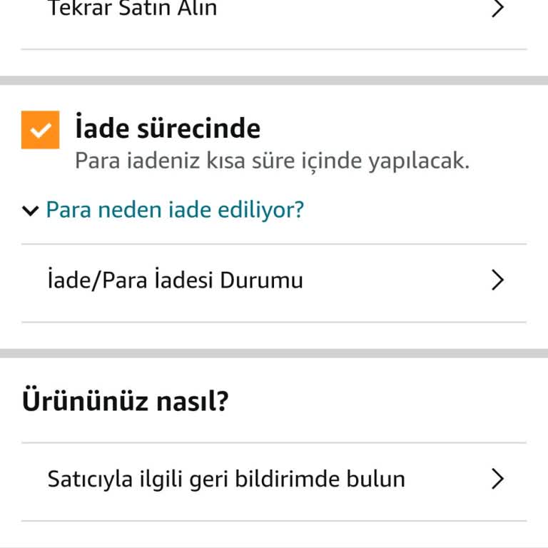 Amazon Para İademi Yapmıyor