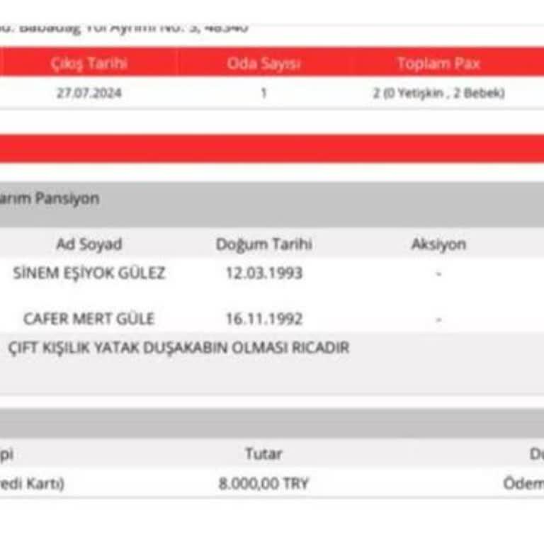 Tatilzon Turizm Tadilat Var Deyip Başka Otellere Gönderiyor